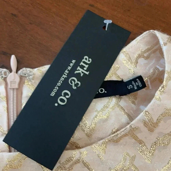 *Final Price* Gold and pink sparkle dress - size S - brand new NWT - Picture 5 of 8